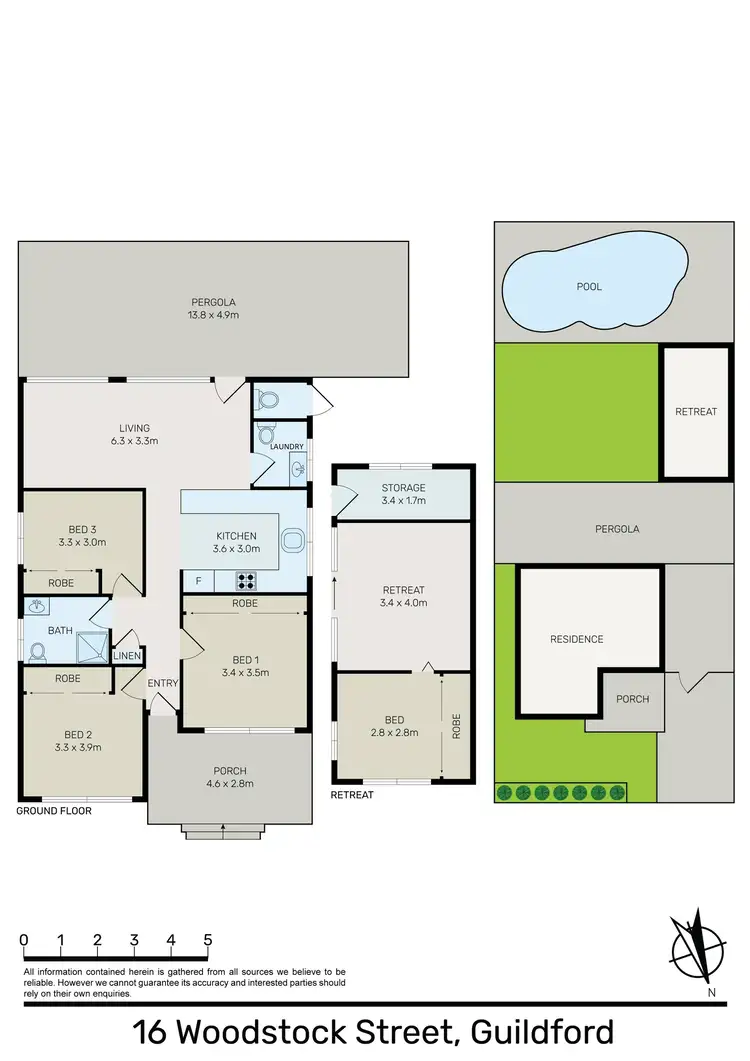 Floorplan of Homely house listing, 16 Woodstock Street, Guildford NSW 2161