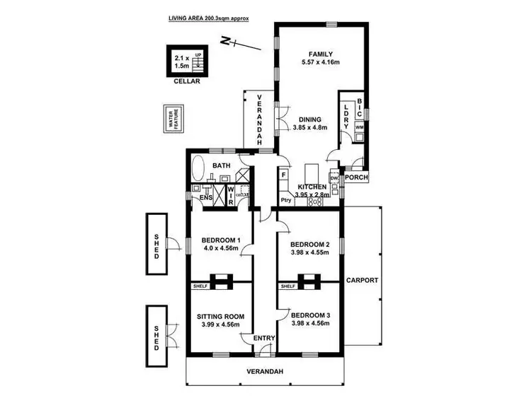 Floorplan of Homely house listing, 29 Wells Street, Stepney SA 5069