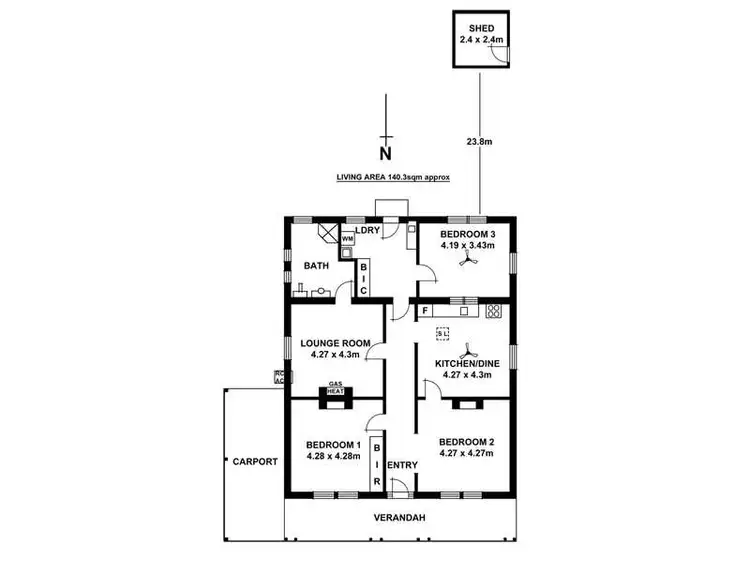 Floorplan of Homely house listing, 4 Waterfall Terrace, Burnside SA 5066