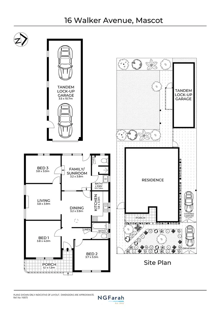 Floorplan of Homely house listing, 16 Walker Avenue, Mascot NSW 2020
