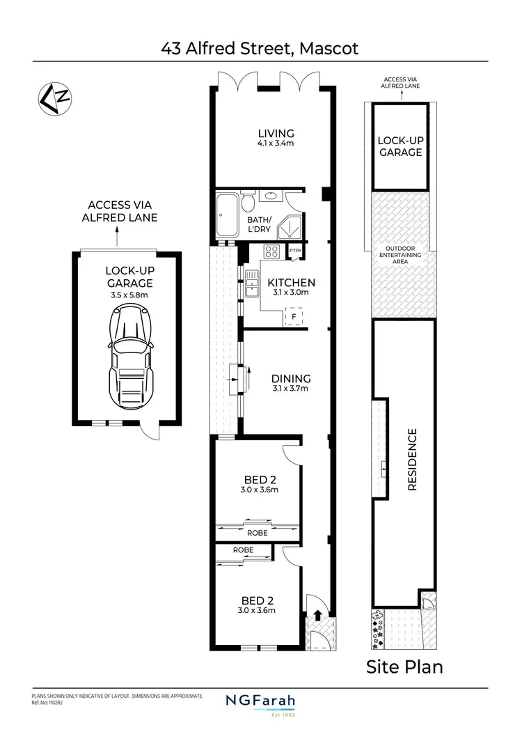 Floorplan of Homely house listing, 43 Alfred Street, Mascot NSW 2020