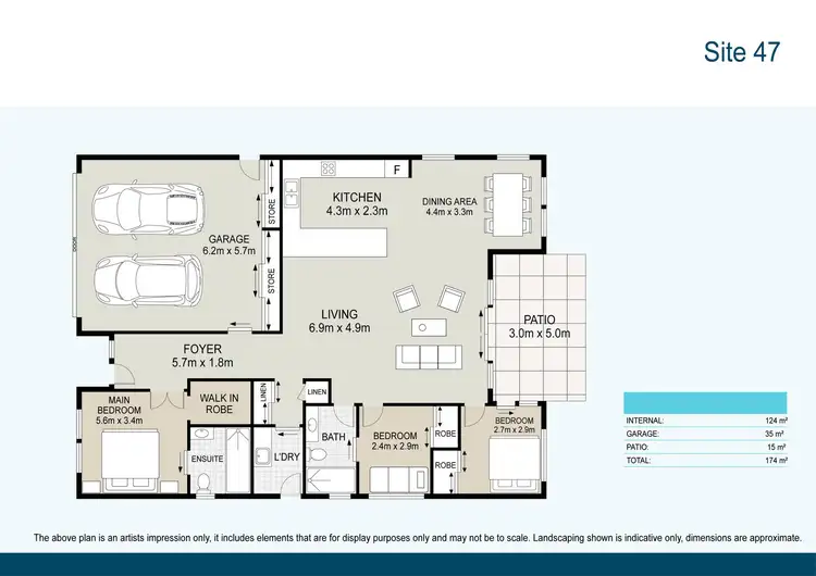 Floorplan of Homely retirement listing, 47/11 McIntosh Crescent, Woolgoolga NSW 2456