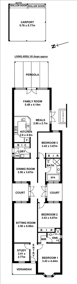 Floorplan of Homely house listing, 99 First Avenue, Joslin SA 5070