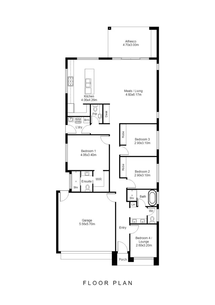 Floorplan of Homely house listing, 7B Gilbert Street, Newton SA 5074