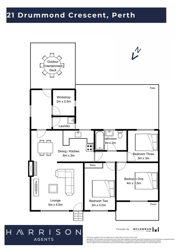 Floorplan of Homely house listing, 21 Drummond Crescent, Perth TAS 7300