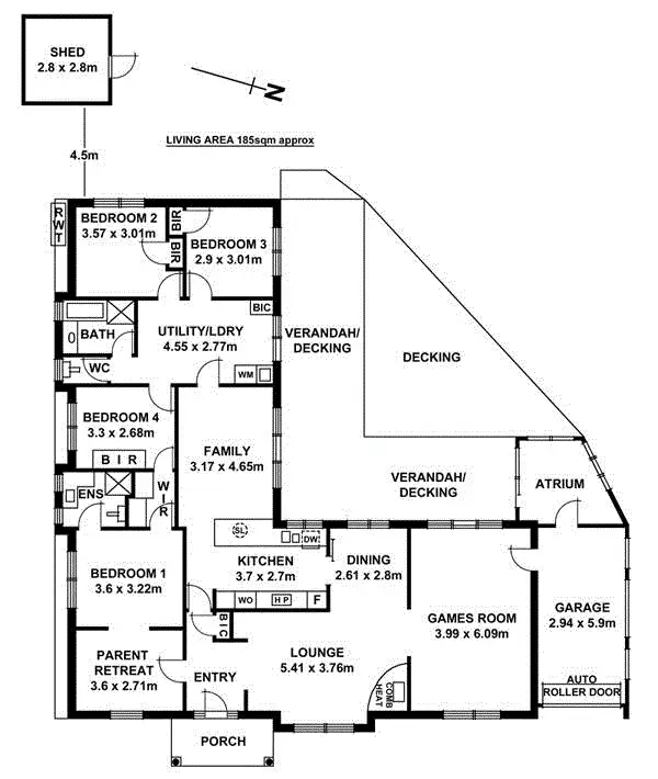 Floorplan of Homely house listing, 94 Longwood Road, Heathfield SA 5153