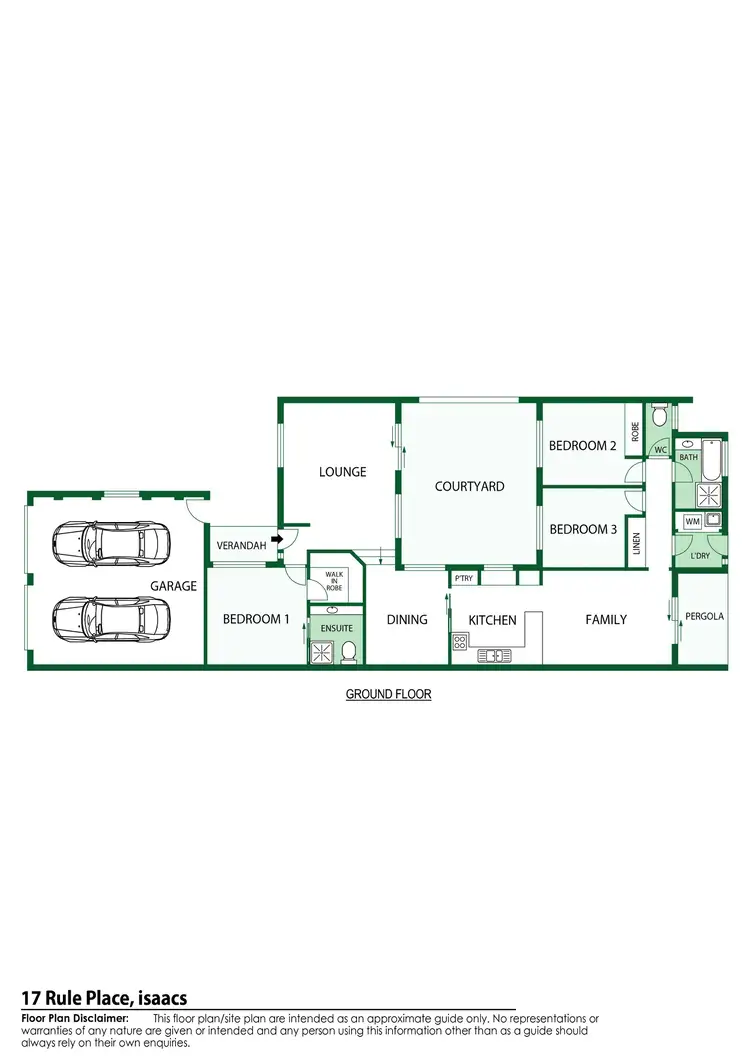 Floorplan of Homely house listing, 17 Rule Street, Isaacs ACT 2607