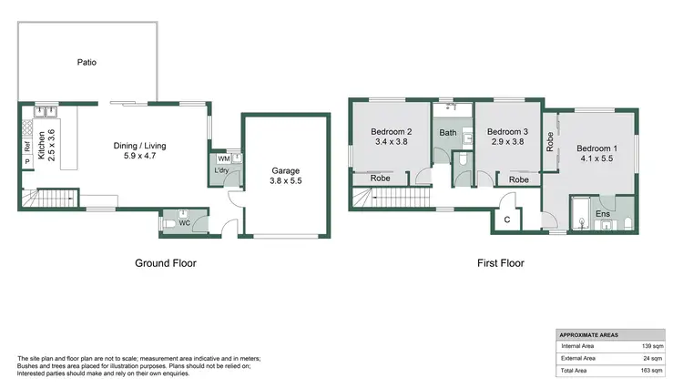 Floorplan of Homely unit listing, U5/14 Hall Avenue, Bongaree QLD 4507