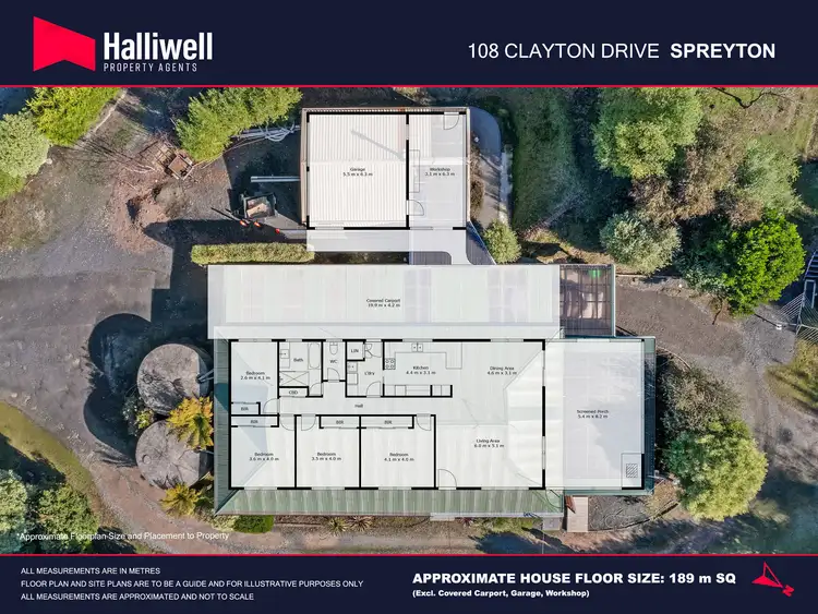 Floorplan of Homely house listing, 108 Clayton Drive, Spreyton TAS 7310