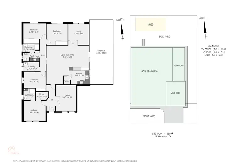 Floorplan of Homely house listing, 55 Marevista Crescent, Whyalla SA 5600