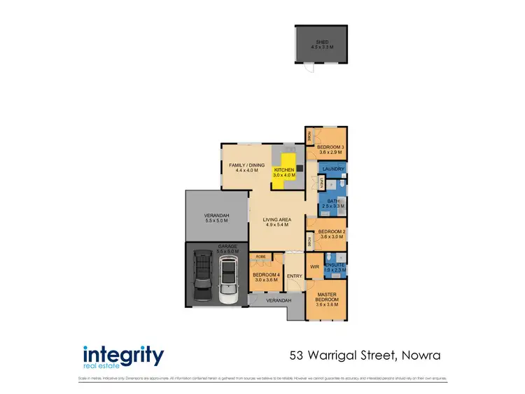 Floorplan of Homely house listing, 53 Warrigal Street, Nowra NSW 2541