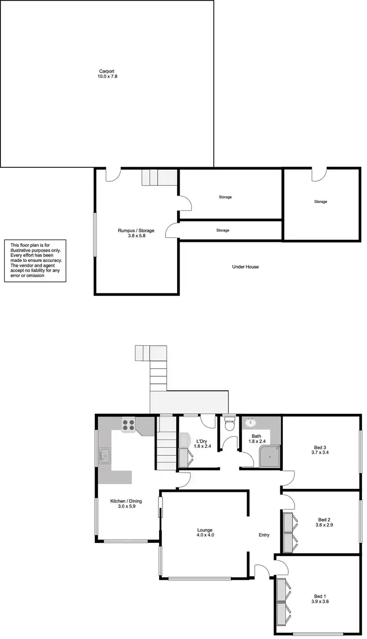 Floorplan of Homely house listing, 15 Normandy Place, Port Lincoln SA 5606