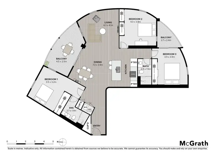 Floorplan of Homely apartment listing, 604D/168 Whitehorse Road, Blackburn VIC 3130