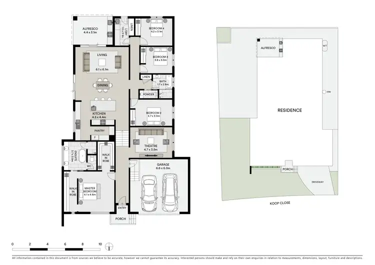 Floorplan of Homely house listing, 3 Koop Close, Highton VIC 3216