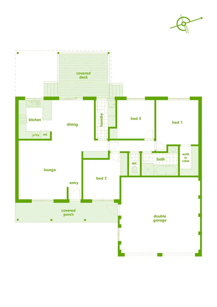 Floorplan of Homely townhouse listing, 15/156 Clive Steele Ave, Monash ACT 2904