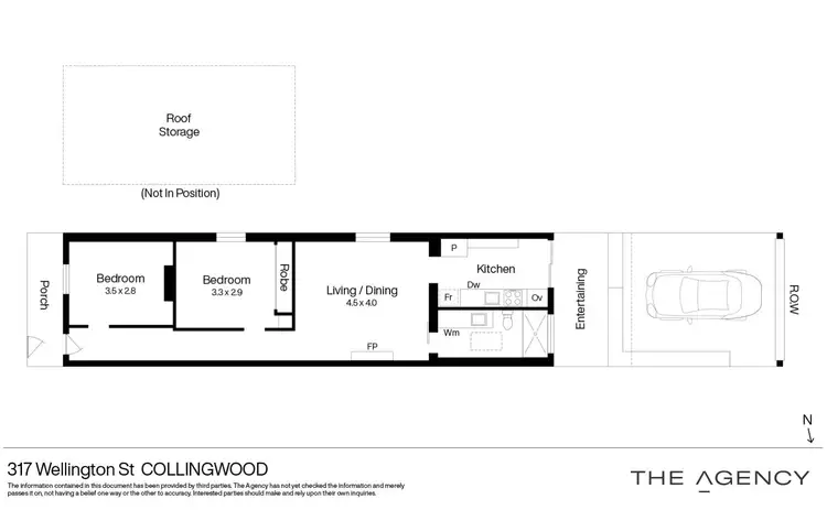 Floorplan of Homely house listing, 317 Wellington Street, Collingwood VIC 3066