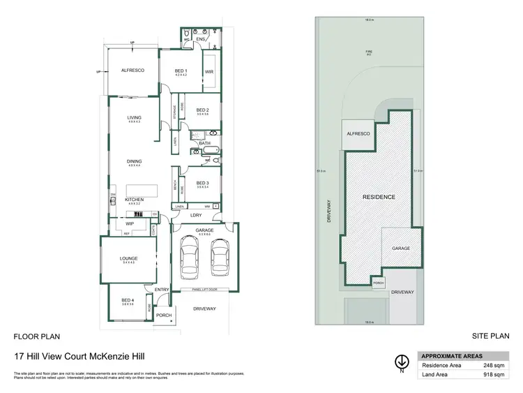 Floorplan of Homely house listing, 17 Hill View Court, Mckenzie Hill VIC 3451