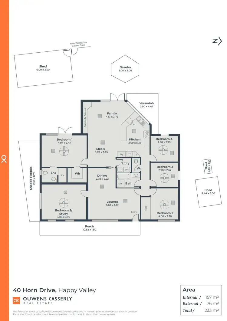 Floorplan of Homely house listing, 40 Horn Drive, Happy Valley SA 5159
