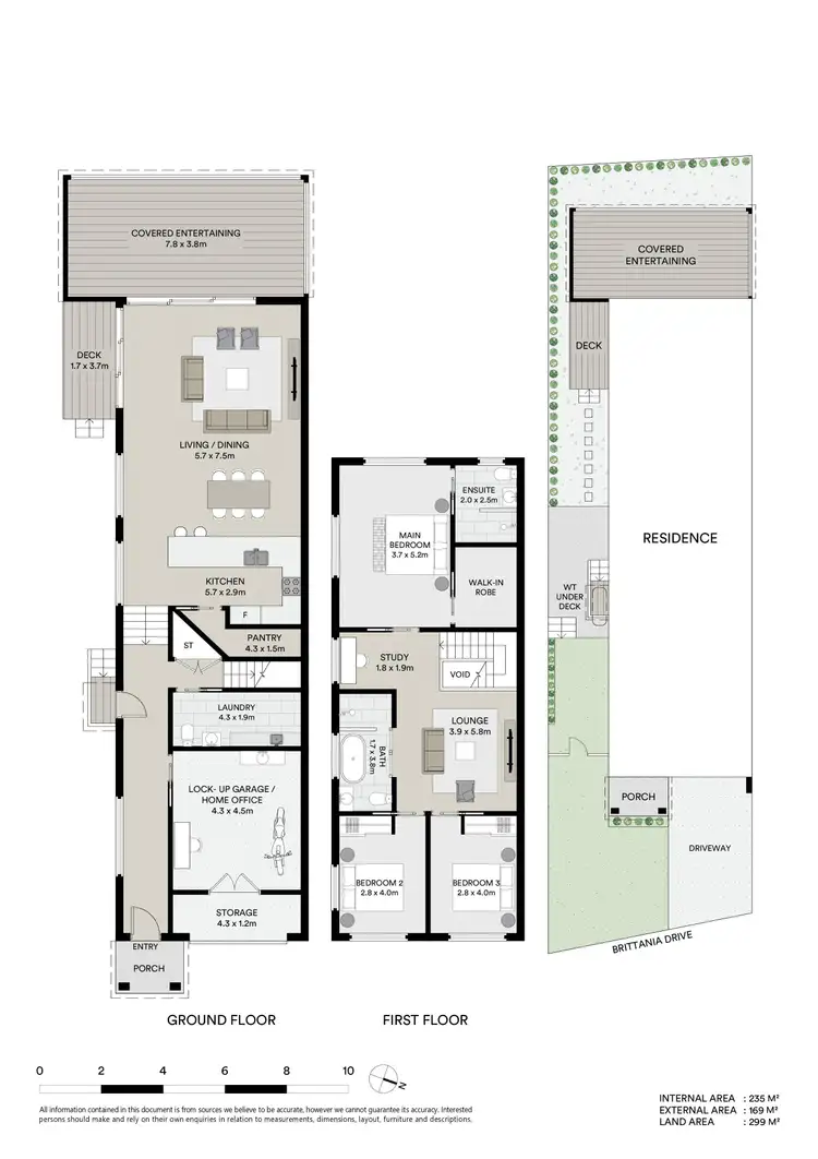 Floorplan of Homely semi-detached listing, 175a Brittania Drive, Watanobbi NSW 2259