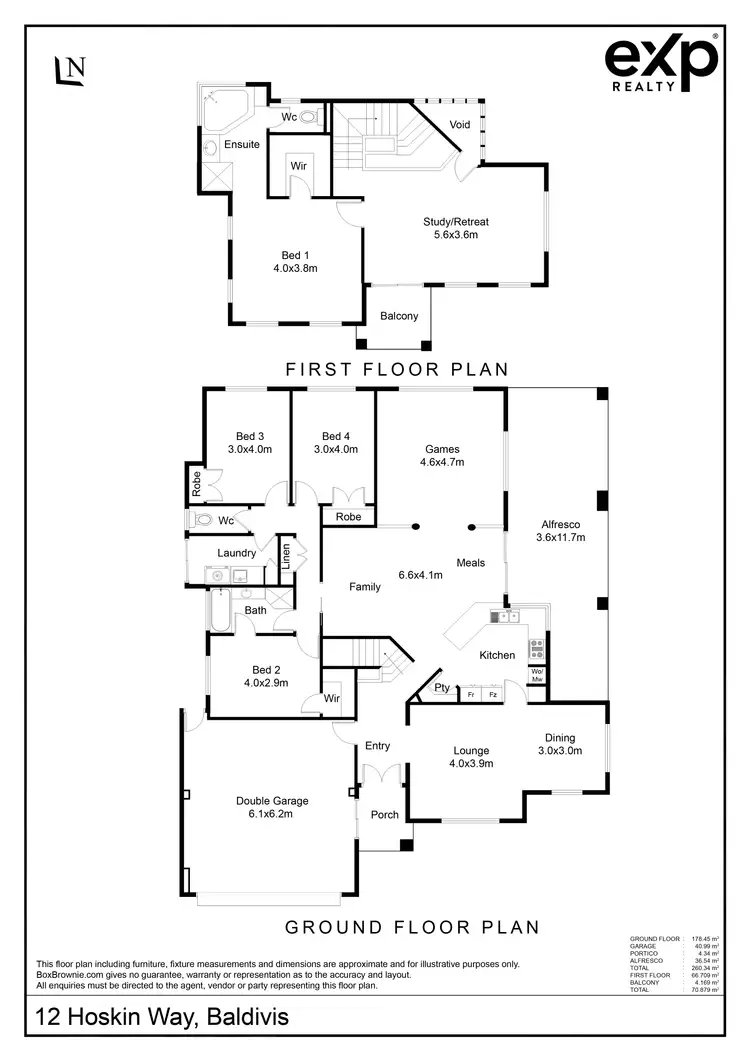 Floorplan of Homely house listing, 12 Hoskin Way, Baldivis WA 6171