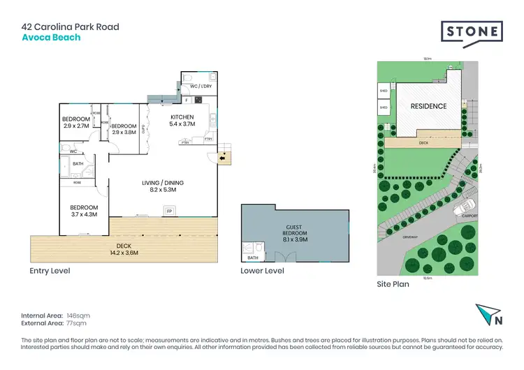 Floorplan of Homely house listing, 42 Carolina Park Road, Avoca Beach NSW 2251
