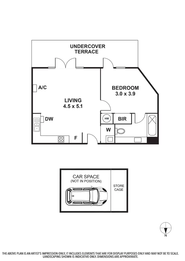 Floorplan of Homely apartment listing, 3/442 High Street, Northcote VIC 3070
