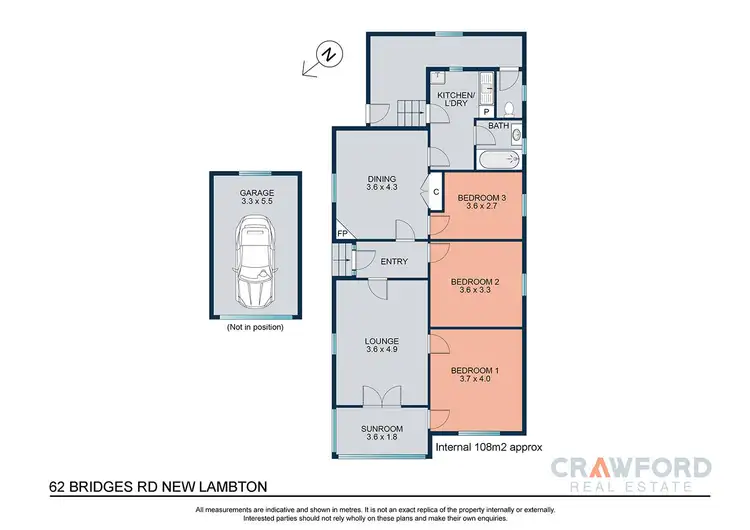 Floorplan of Homely house listing, 62 Bridges Road, New Lambton NSW 2305