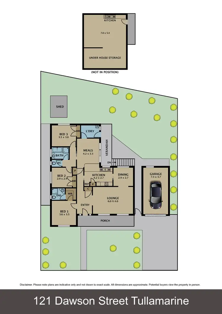 Floorplan of Homely house listing, 121 Dawson Street, Tullamarine VIC 3043