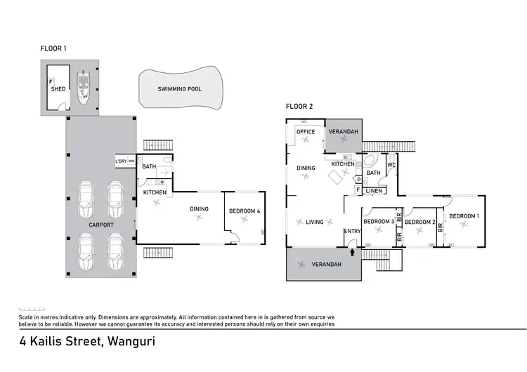 Floorplan of Homely house listing, 4 Kailis Street, Wanguri NT 810