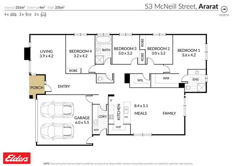 Floorplan of Homely land listing, 53 McNeill Street, Ararat VIC 3377