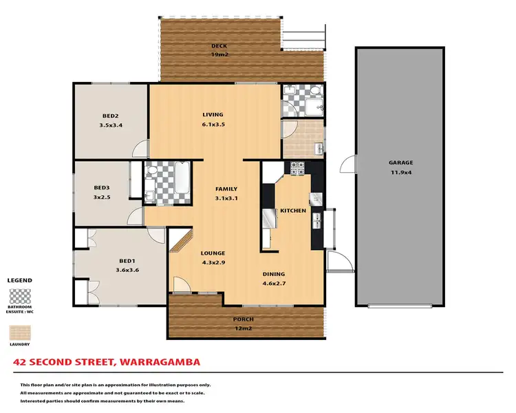 Floorplan of Homely house listing, 42 Second Street, Warragamba NSW 2752