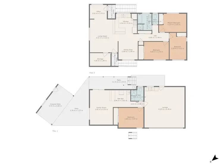 Floorplan of Homely house listing, 2 Andrea Place, Emerald QLD 4720