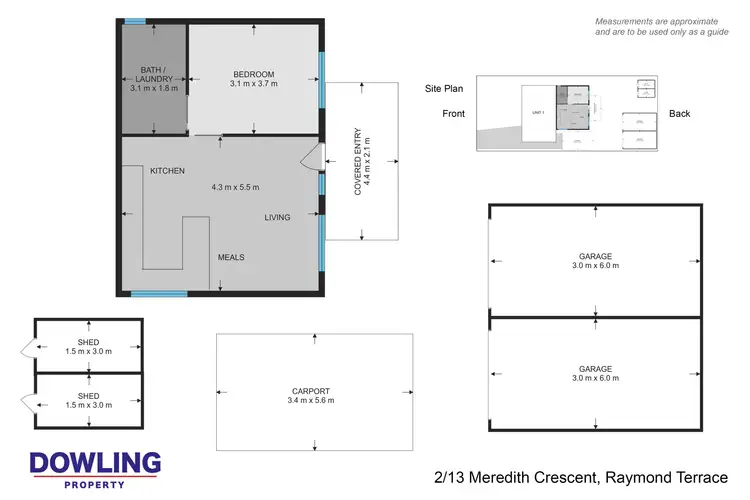 Floorplan of Homely house listing, 2/13 Meredith Crescent, Raymond Terrace NSW 2324