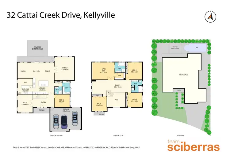 Floorplan of Homely house listing, 32 Cattai Creek Drive, Kellyville NSW 2155