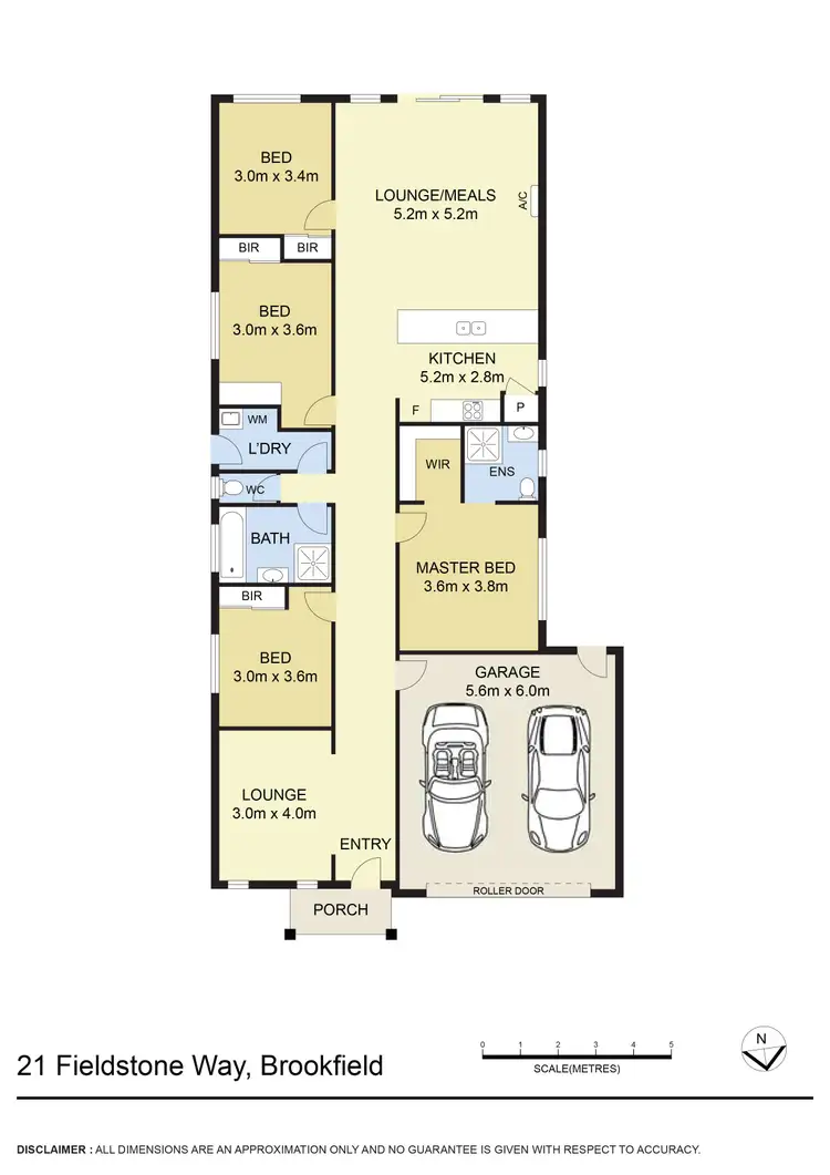 Floorplan of Homely house listing, 21 Fieldstone Way, Brookfield VIC 3338