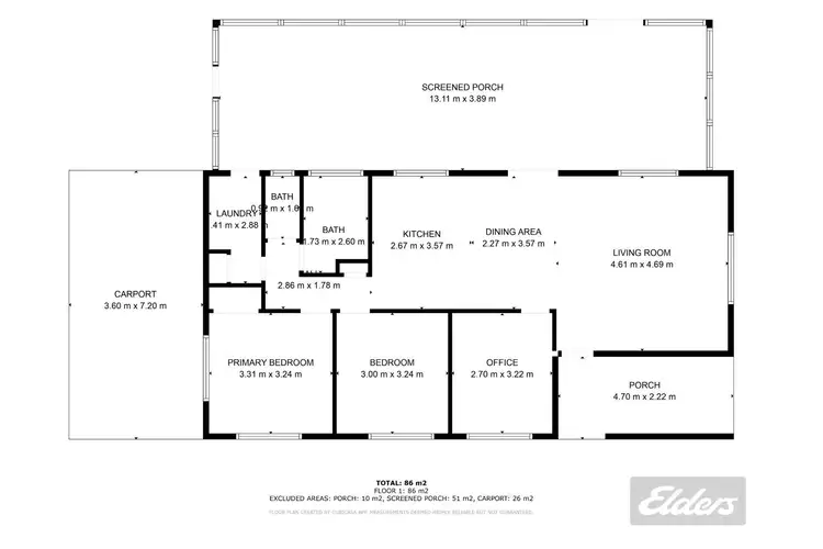 Floorplan of Homely house listing, 26 Nautilus Drive, Cooloola Cove QLD 4580
