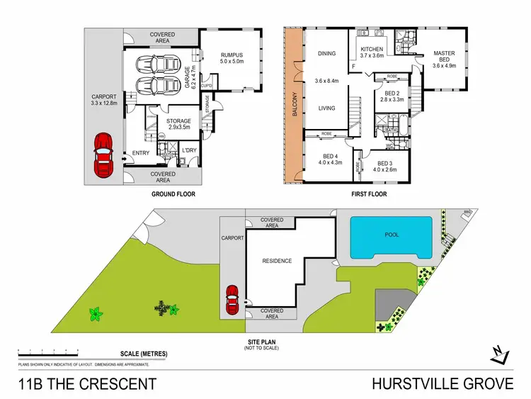 Floorplan of Homely house listing, 11B The Crescent, Hurstville Grove NSW 2220