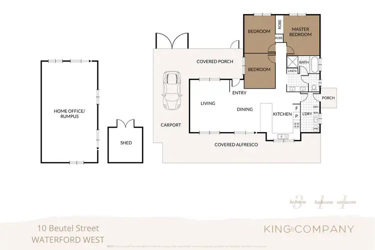 Floorplan of Homely house listing, 10 Beutel Street, Waterford West QLD 4133