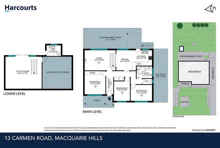 Floorplan of Homely house listing, 13 Carmen Road, Macquarie Hills NSW 2285