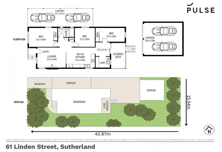 Floorplan of Homely house listing, 61 Linden Street, Sutherland NSW 2232