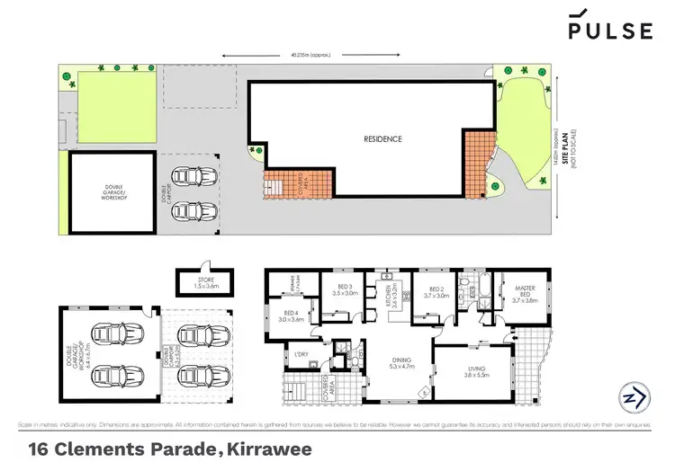 Floorplan of Homely house listing, 16 Clements Parade, Kirrawee NSW 2232