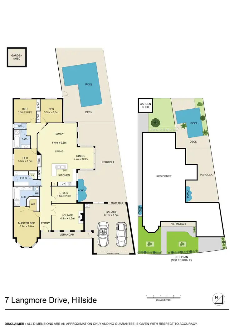 Floorplan of Homely house listing, 7 Langmore Drive, Hillside VIC 3037