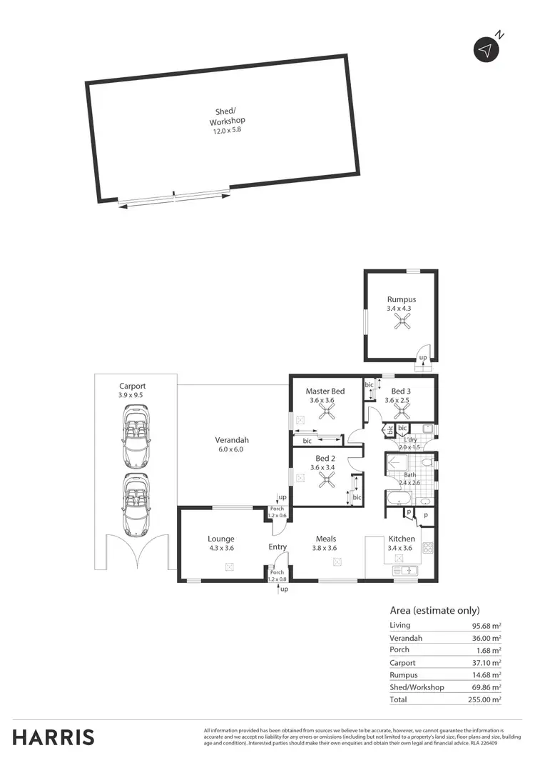 Floorplan of Homely house listing, 22 Goddard Drive, Salisbury Park SA 5109