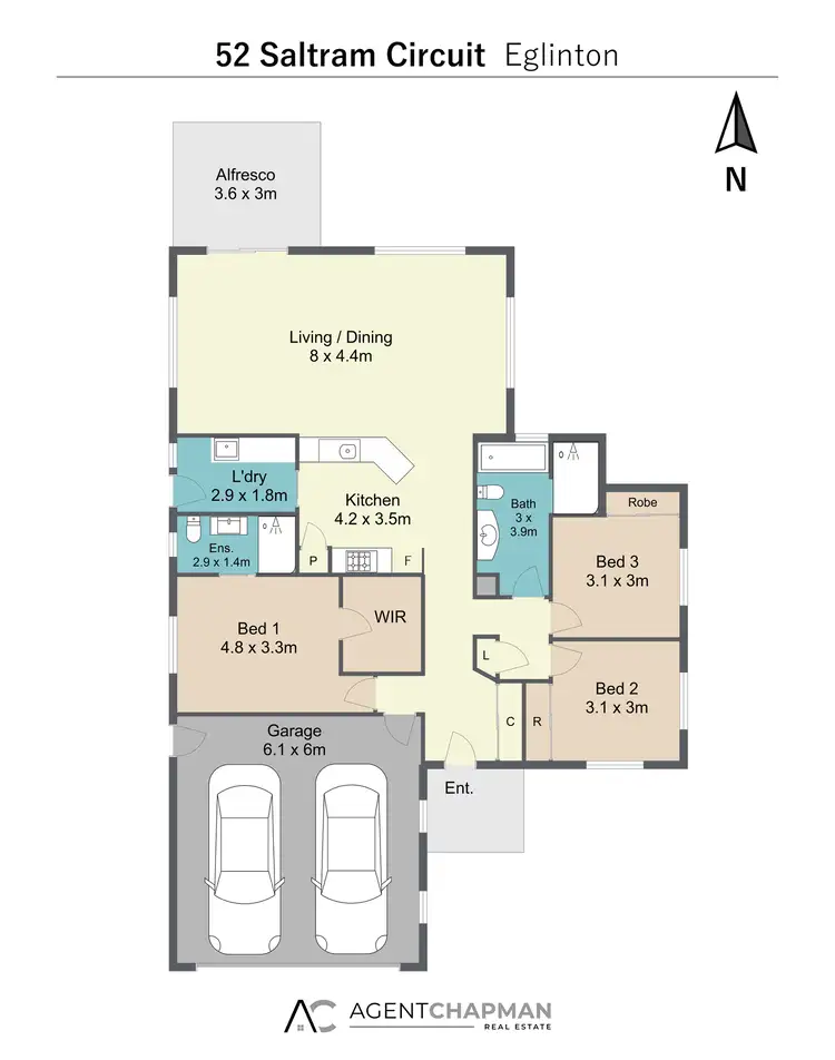 Floorplan of Homely house listing, 52 Saltram Circuit, Eglinton NSW 2795