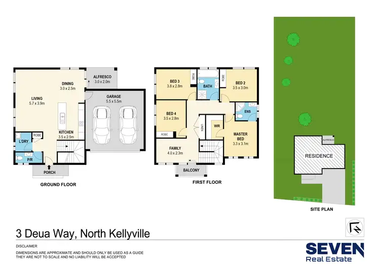 Floorplan of Homely house listing, 3 Deua Way, North Kellyville NSW 2155