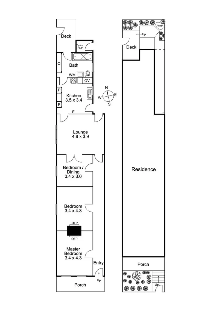 Floorplan of Homely house listing, 91 Condell Street, Fitzroy VIC 3065