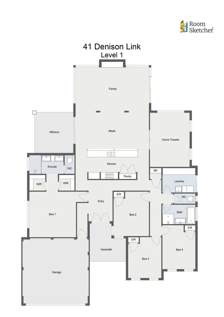 Floorplan of Homely house listing, 41 Denison Link, Millbridge WA 6232