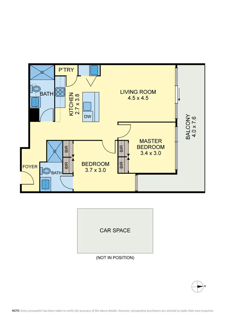 Floorplan of Homely apartment listing, 217/11 Glass Street, Essendon VIC 3040