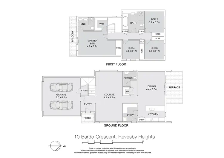 Floorplan of Homely house listing, 10 Bardo Circuit, Revesby Heights NSW 2212