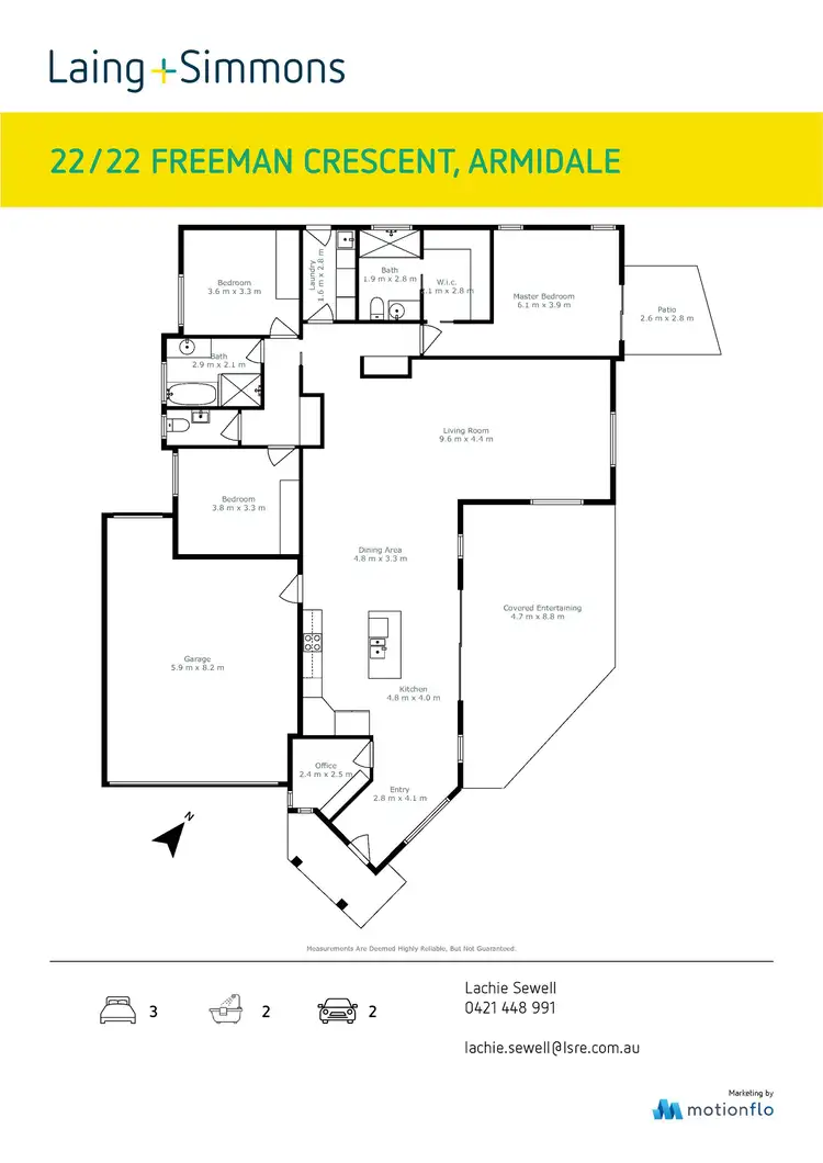 Floorplan of Homely house listing, 22/22 Freeman Crescent, Armidale NSW 2350